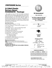 1PMT5925B datasheet pdf ON Semiconductor