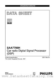 SAA7706H/N109 datasheet pdf Philips