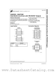 5962-87550012A(54AC240LMQB) datasheet pdf National Semiconductor