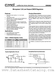CM3002-25SA datasheet pdf California Micro Devices Corp