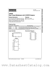 74F253SJX datasheet pdf Fairchild Semiconductor