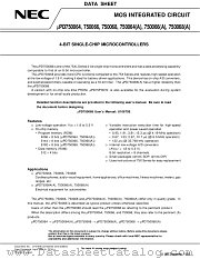 UPD750066CU(A)-XXX datasheet pdf NEC
