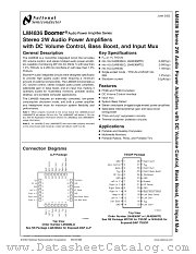LM4836LQ datasheet pdf National Semiconductor
