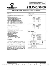 93LC46 datasheet pdf Microchip