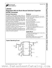 LM3352-3.3EVAL datasheet pdf National Semiconductor