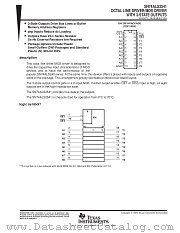 SN74ALS2541NSR datasheet pdf Texas Instruments