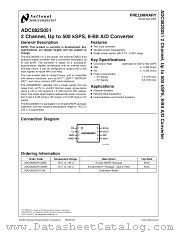 ADC082S051EVAL datasheet pdf National Semiconductor