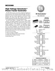 MC33368D datasheet pdf ON Semiconductor