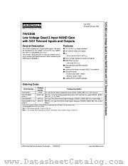 74VCX00M datasheet pdf Fairchild Semiconductor