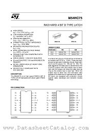 M54HC75 datasheet pdf ST Microelectronics