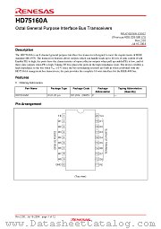 HD75160A datasheet pdf Renesas
