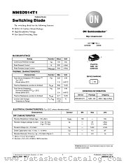 MMSD914 datasheet pdf ON Semiconductor