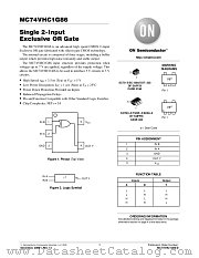 MC74VHC1G86DFT1G datasheet pdf ON Semiconductor