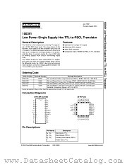 100391SCX datasheet pdf Fairchild Semiconductor