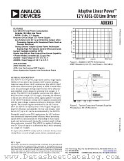 AD8393ACP-2-REEL datasheet pdf Analog Devices