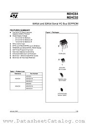M24C64-WMN6TP datasheet pdf ST Microelectronics