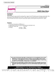 LC7454A datasheet pdf SANYO