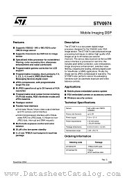 STV0974 datasheet pdf ST Microelectronics