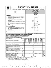 RGP15D datasheet pdf Taiwan Semiconductor