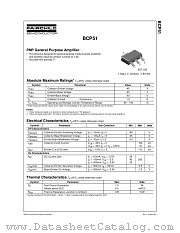 BCP51 datasheet pdf Fairchild Semiconductor