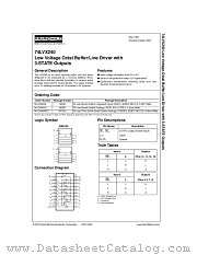 74LVX240SJ datasheet pdf Fairchild Semiconductor