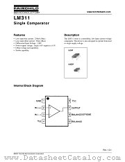 LM311M datasheet pdf Fairchild Semiconductor