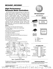 MC33067P datasheet pdf ON Semiconductor