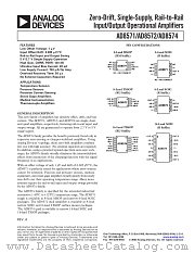 AD8572ARU-REEL datasheet pdf Analog Devices