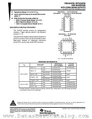 SN74AHC05DGVR datasheet pdf Texas Instruments