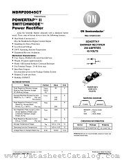MBRP20045CT datasheet pdf ON Semiconductor