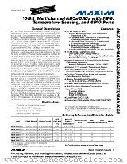 MAX1021 datasheet pdf MAXIM - Dallas Semiconductor