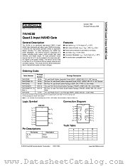 74VHC00SJ datasheet pdf Fairchild Semiconductor