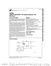 LM2586SX-ADJ datasheet pdf National Semiconductor