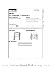 74LVQ08SCX datasheet pdf Fairchild Semiconductor