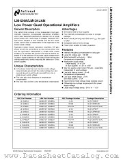 LM124 MD8 datasheet pdf National Semiconductor