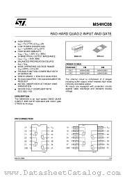 M54HC08K1 datasheet pdf ST Microelectronics