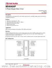 M54646AP datasheet pdf Renesas