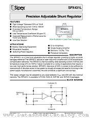 SPX431LAM/TR datasheet pdf Sipex Corporation