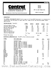 2N4238 datasheet pdf Central Semiconductor