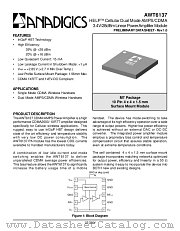 AWT6137 datasheet pdf Anadigics Inc