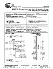 W320-03H datasheet pdf Cypress
