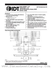 IDT70V658S12DR datasheet pdf IDT