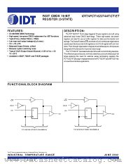 IDT74FCT162374ETPA8 datasheet pdf IDT