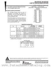 SN74CBT3383DGVR datasheet pdf Texas Instruments
