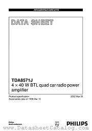 TDA8571J/N2 datasheet pdf Philips