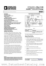 AD5641AKSZ-REEL datasheet pdf Analog Devices