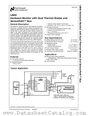 LM40 datasheet pdf National Semiconductor