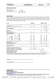 TFS140V datasheet pdf Vectron