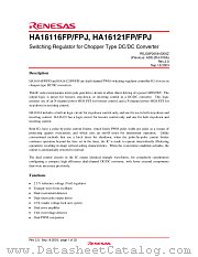HA16116FP datasheet pdf Renesas