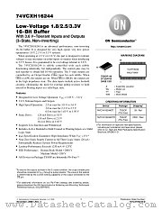 74VCXH16244DT datasheet pdf ON Semiconductor